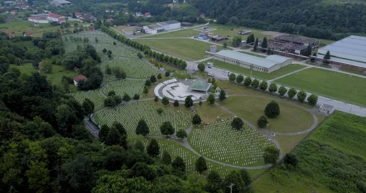 MC srebrenica potočari iz zraka/Anadolija/