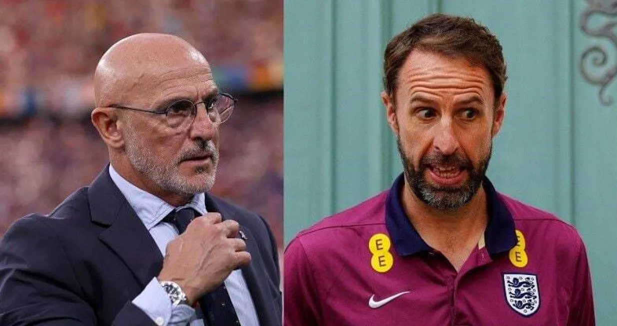 Luis de la Fuente (selektor &Scaron;panije) - Gareth Southgate (selektor Engleske)