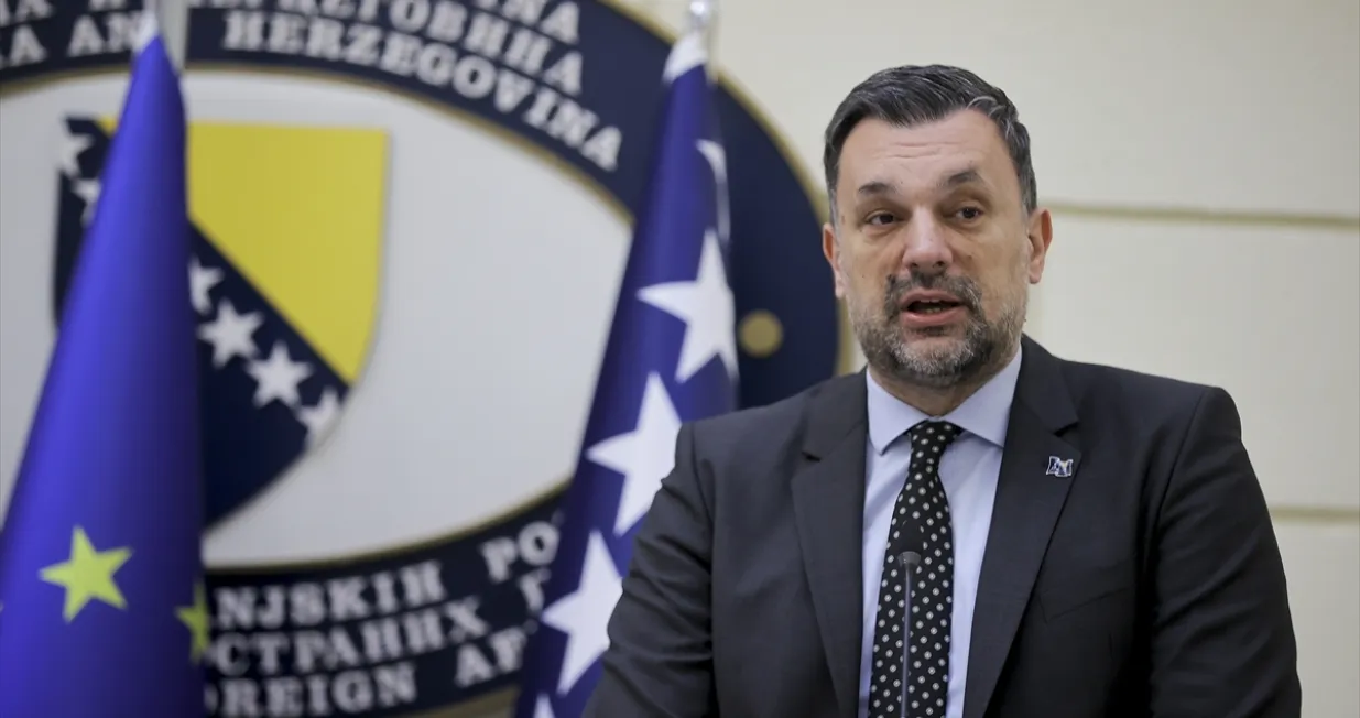 Elmedin Konaković nakon sastanka sa &scaron;vedskom ministricom Jessikom Roswall/Anadolija/