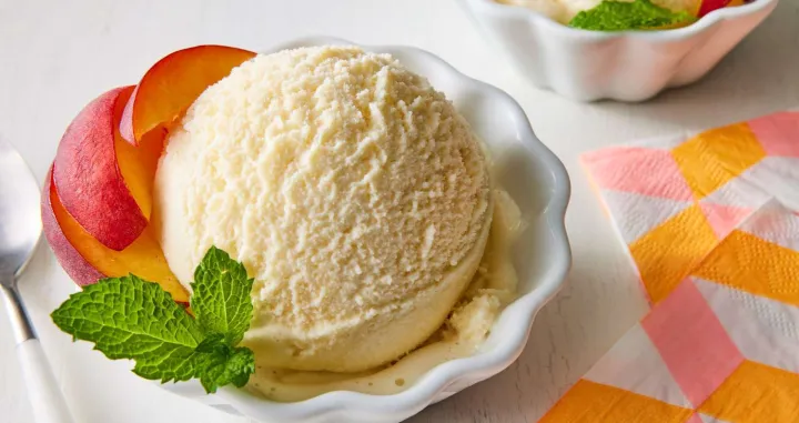 domaći sladoled breskva/