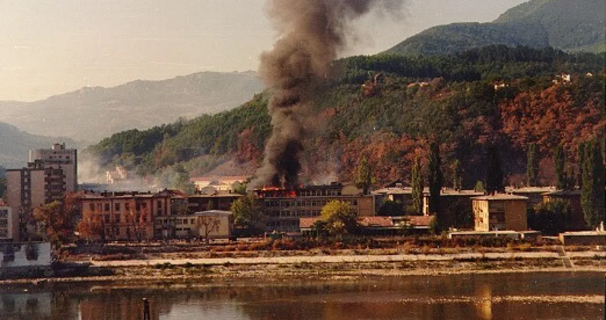 Goražde, rat u Goraždu, napad na Goražde, 1992. godina/