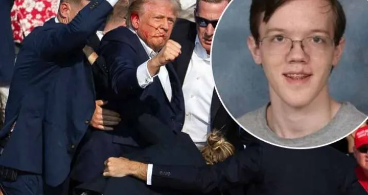 Donald Trump i atentator Thomas Matthew Crooks/