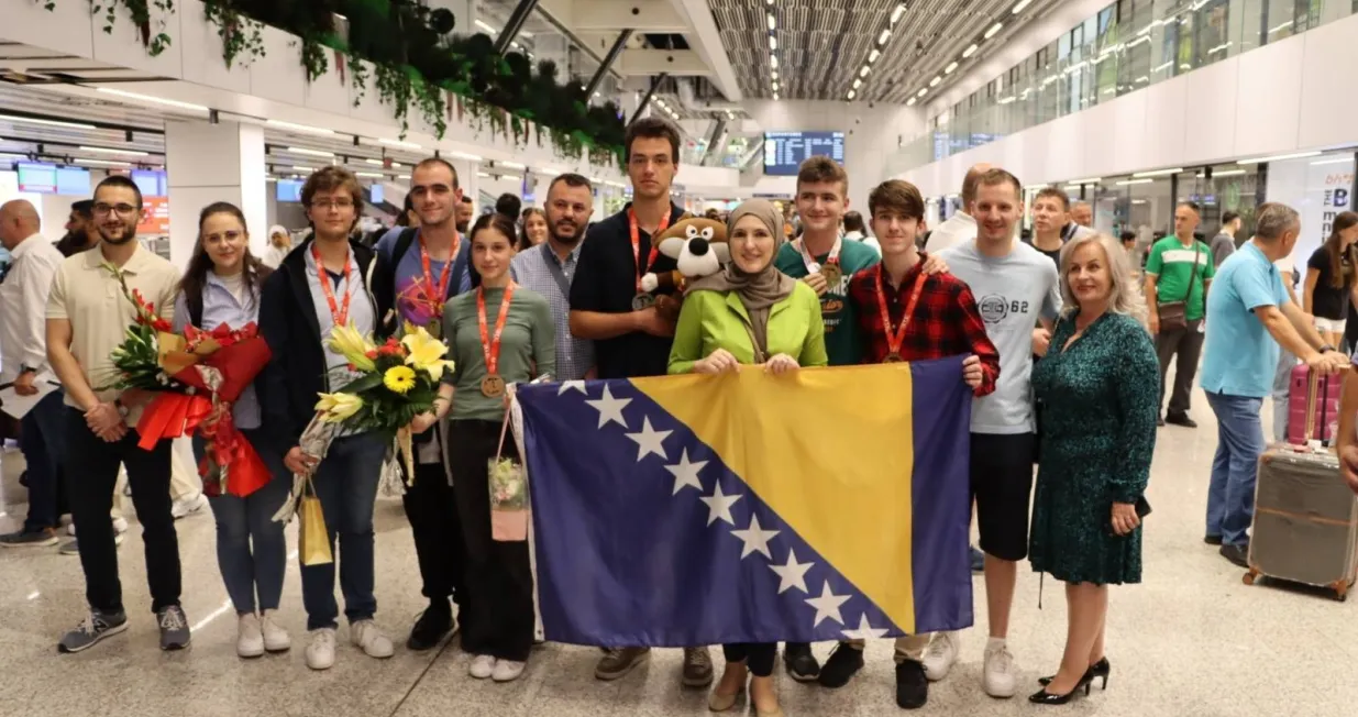 Matematička olimpijada, Sarajevo, doček školaraca/