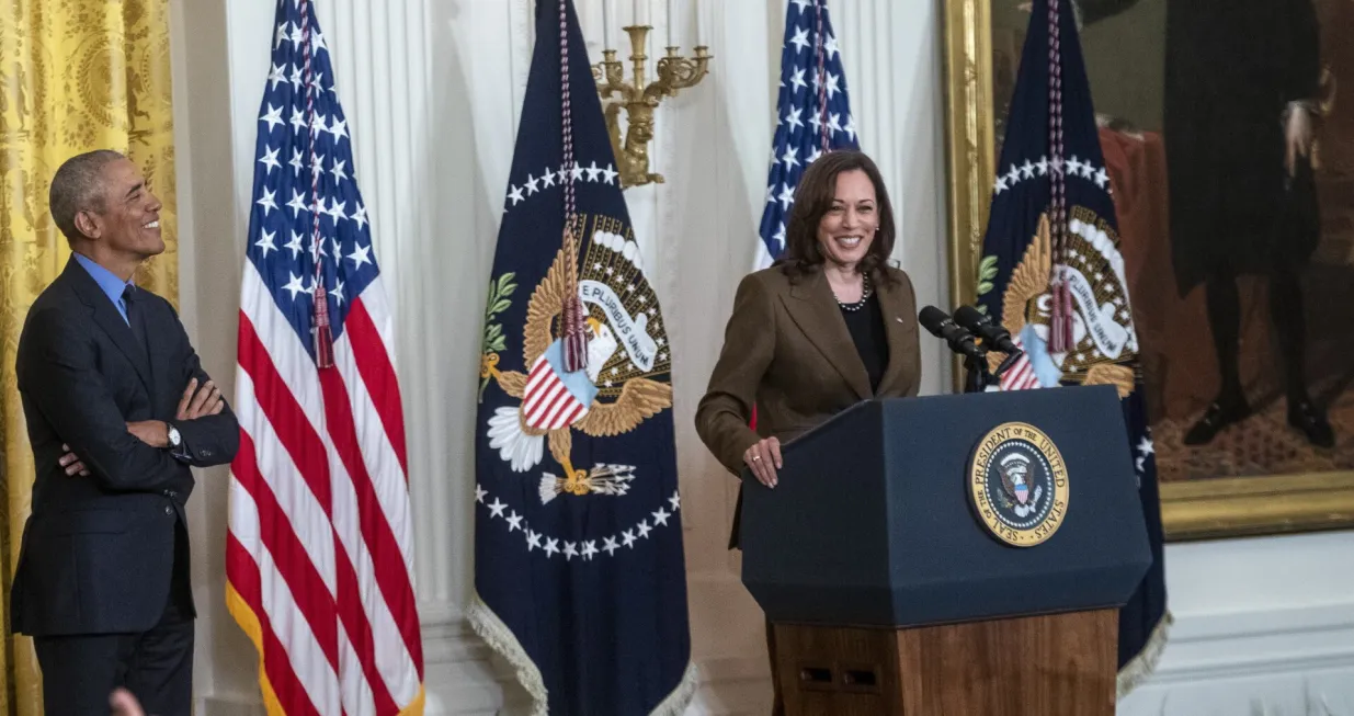 Barack Obama i Kamala Harris/Shawn Thew/epa