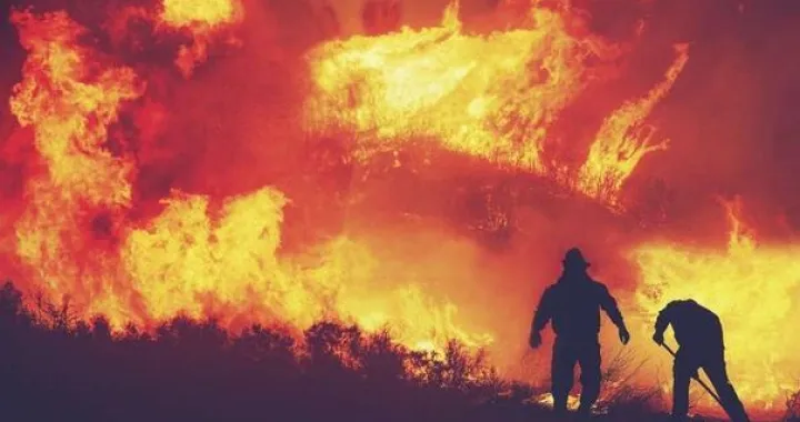 Šumski požar u Oregonu/