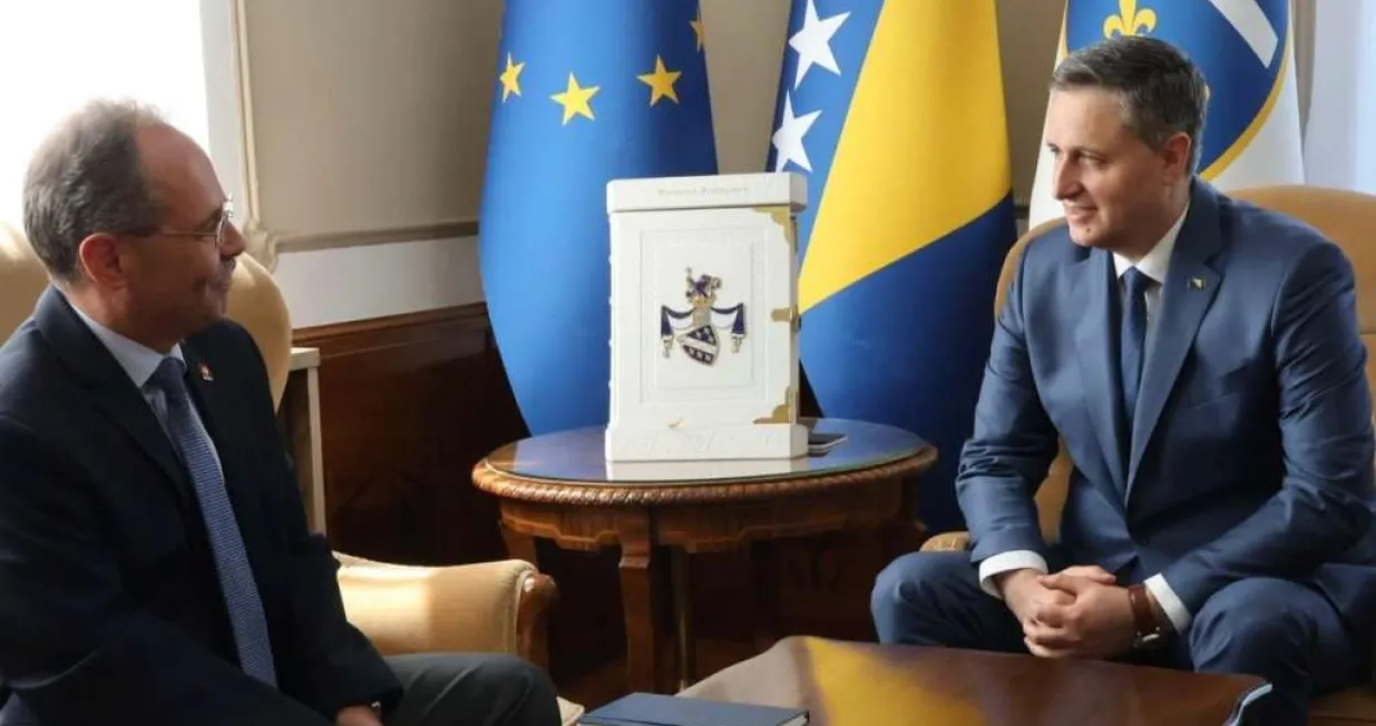 Daniel Hunn i Denis Bećirović/Predsjedni&scaron;tvo BiH/