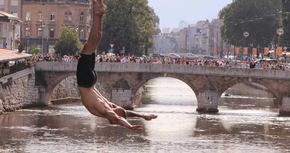 Bentbaša Cliff Diving 2024/ Senad Gubelić/
