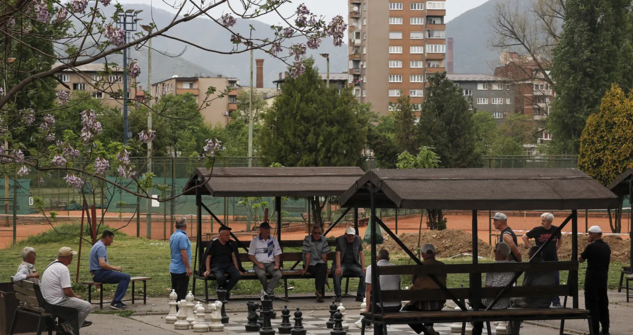 Penzioneri igraju šah Kamberovića polje Zenica/Damir Deljo