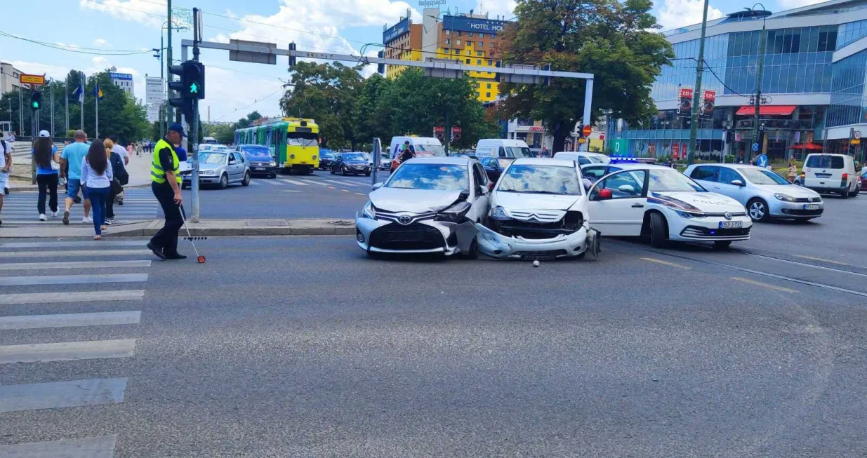 Saobraćajna nesreća kod SCC-a, Marijin-Dvor, Sarajevo/Adnan Bajrović