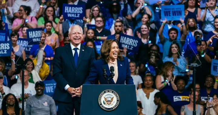Tim Walz i Kamala Harris/X