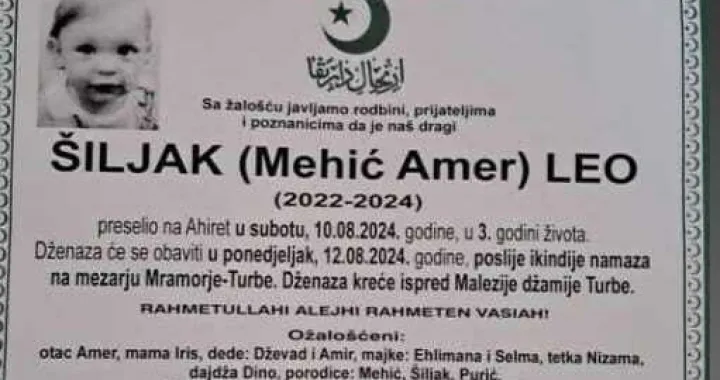 Leo Šiljak, dženaza/