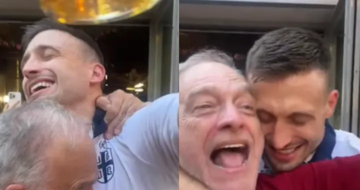 Aleksa Avramović i njegov otac