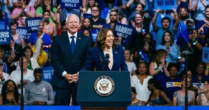 Tim Walz i Kamala Harris/X
