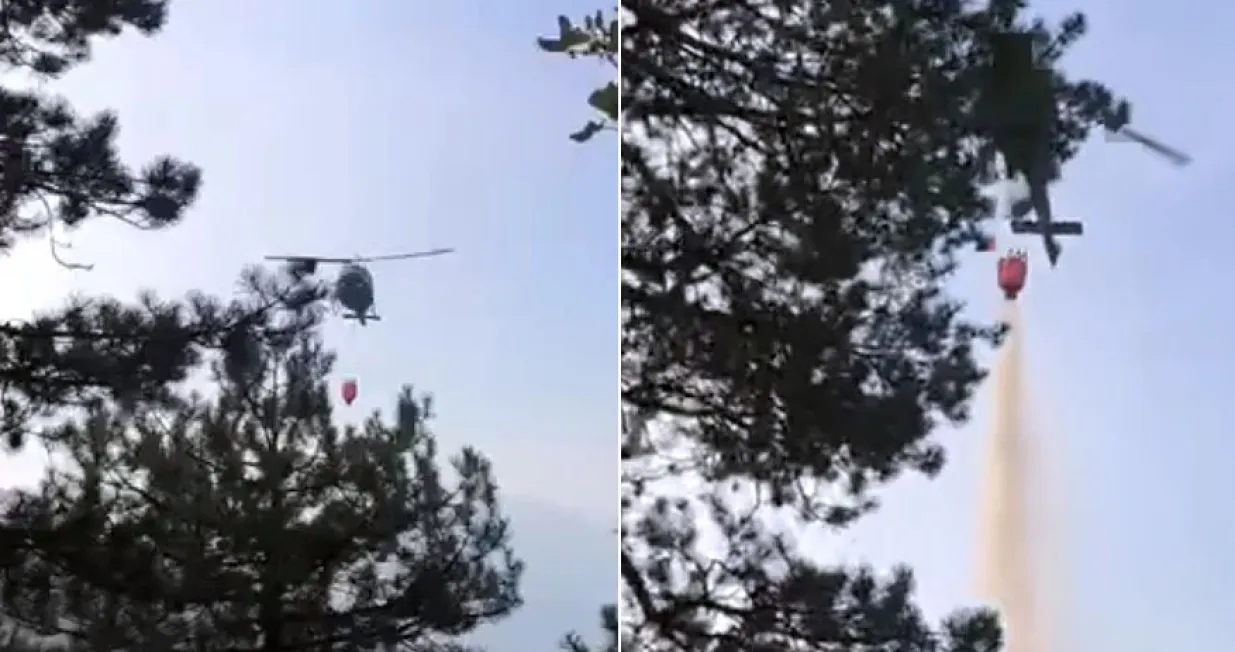 konjic požari helikopteri osbih/ Screenshot/