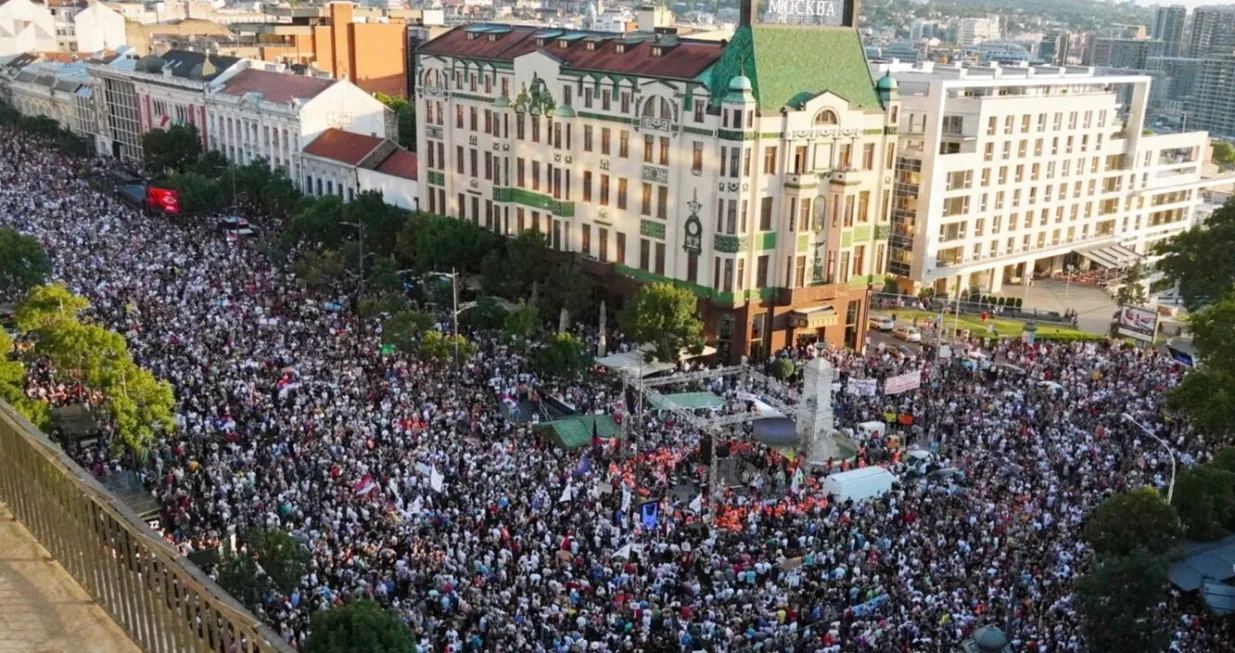 Saprotesta u Begoradu protiv rudarenja litijuma/ RSE/