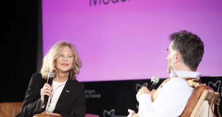 Masterclass: Meg Ryan, moderator: Danis Tanović/Damir Deljo