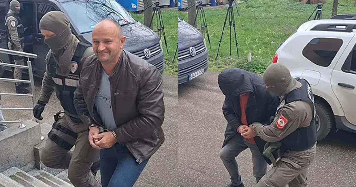 Policajci iz Dervente Jovan Zorić (33) i Nenad Šajinović (47)ATV/