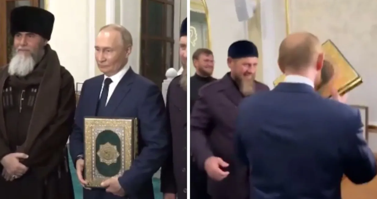 Putin poljubio Kur'an u Čečeniji/ X/