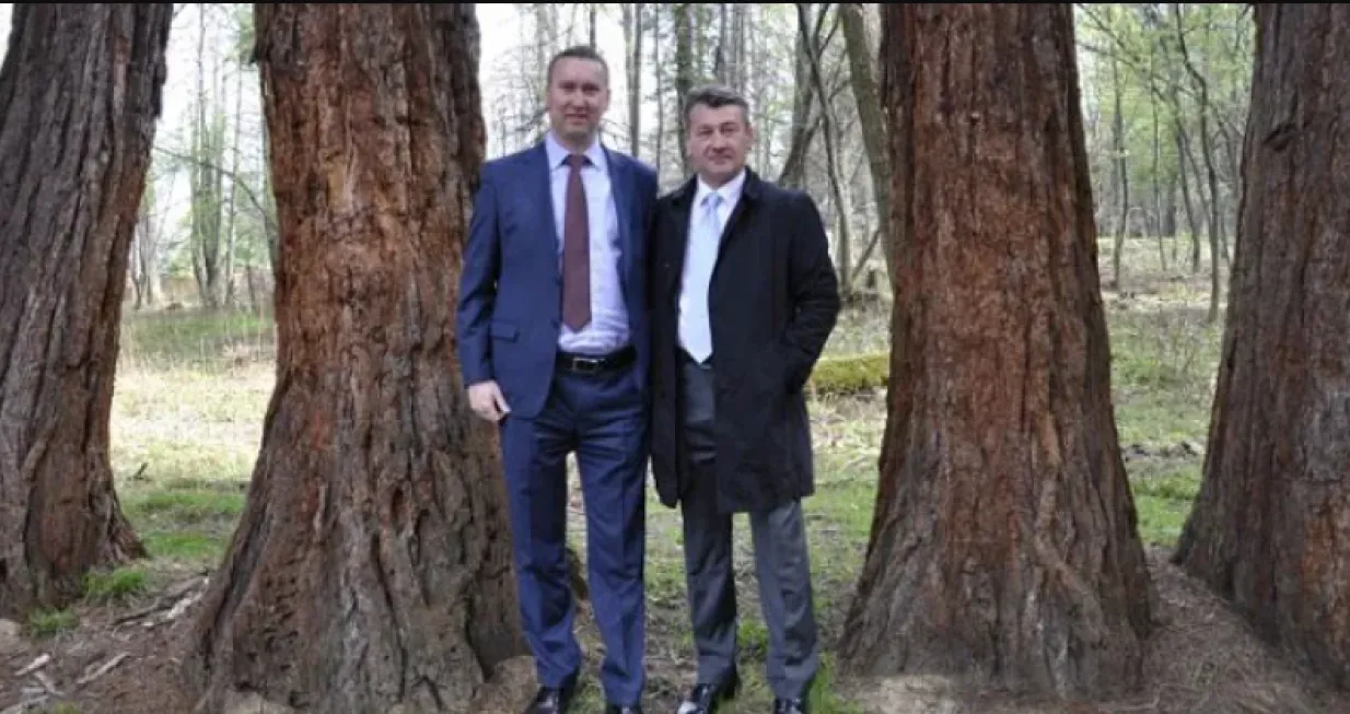 Nermin Demirović (lijevo), nekadašnji direktor Sarajevo šume i Ibrahim Hadžibajrić/