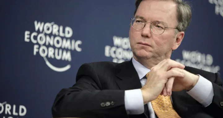 DAVOS/SWITZERLAND, 26JAN07 - Eric Schmidt, Chairman of the Executive Committee and Chief Executive Officer, Google, USA, captured during the session 'Convergence on the Move' at the Annual Meeting 2007 of the World Economic Forum in Davos, Switzerland, January 26, 2007..Copyright by World Economic Forum swiss-image.ch/Photo by Severin Nowacki..+++No resale, no archive+++/Severin Nowacki