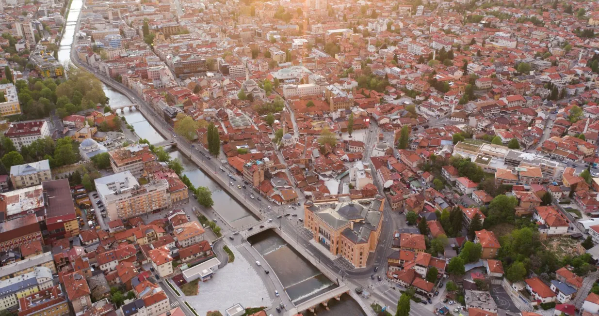 Sarajevo, fotografija iz zraka/Tzks