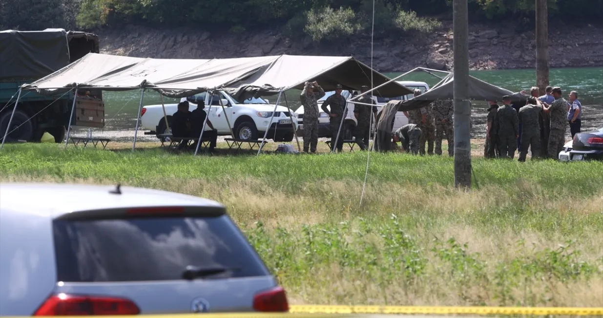 Jablaničko jezeo mjesto pada helikoptera/Anadolija/