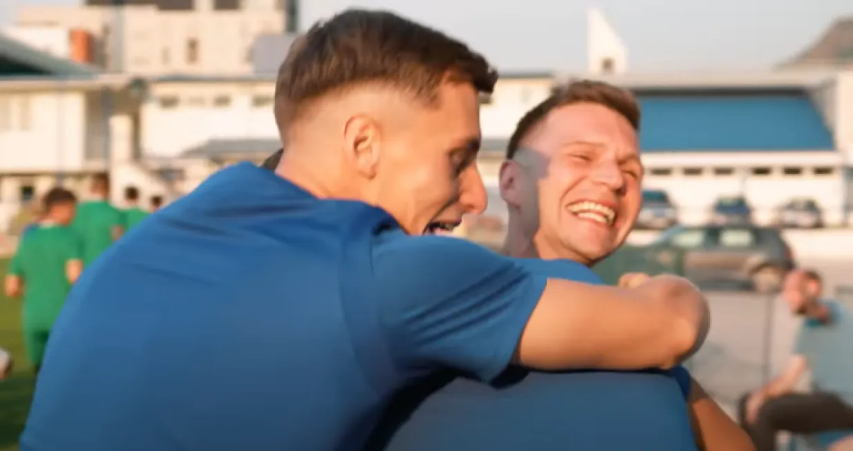 Atmosfera na treningu Plavih