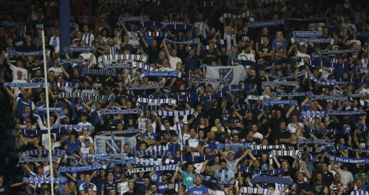 FK Željezničar - NK &Scaron;iroki BrijegNavijači ŽeljezničaraIstok GrbavicaIstočna tribina Grbavice