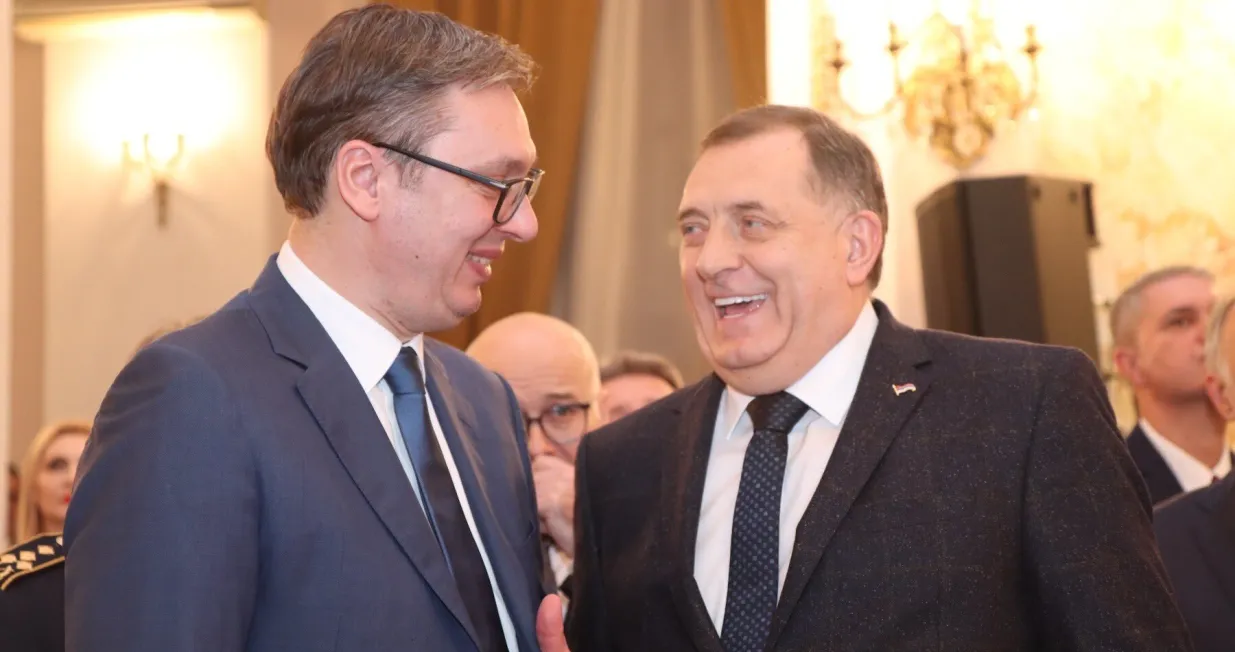 Dodik nije krio podršku Vučiću/X/