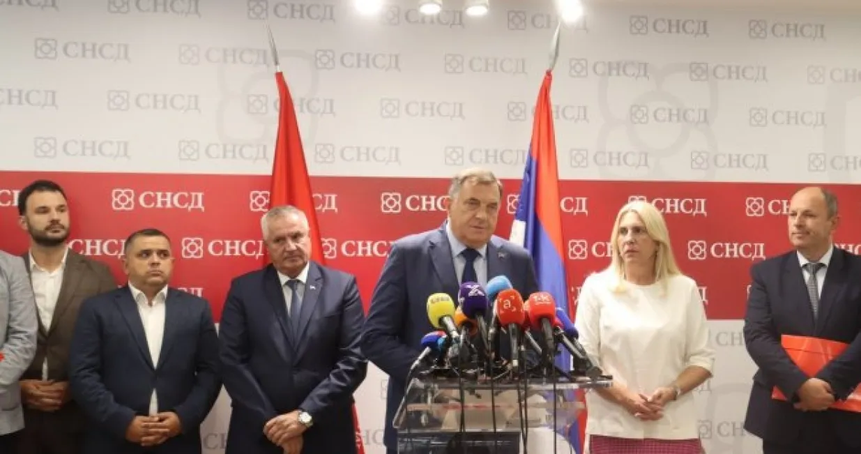 SNSD, konferencija za novinare Milorad Dodik/