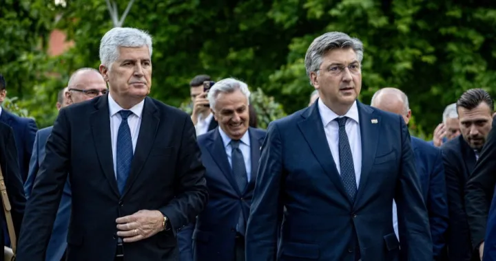 Dragan Čović i Andrej Plenković/