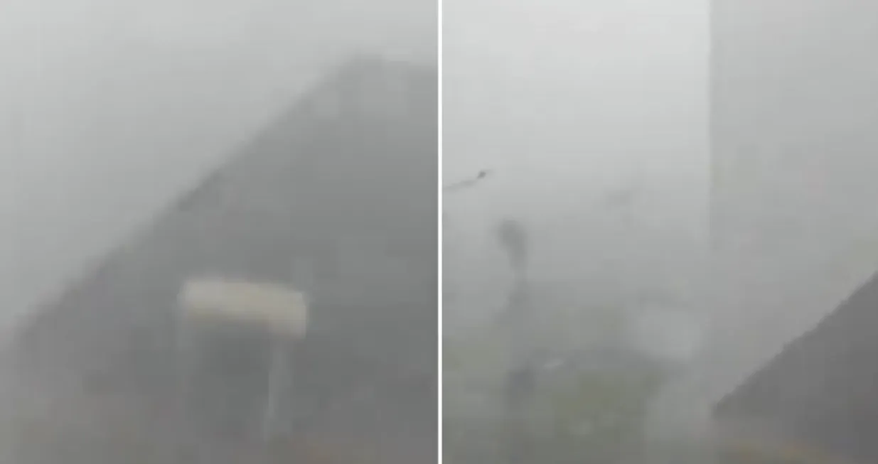 Snažan vjetar/Printscreen/X.com/