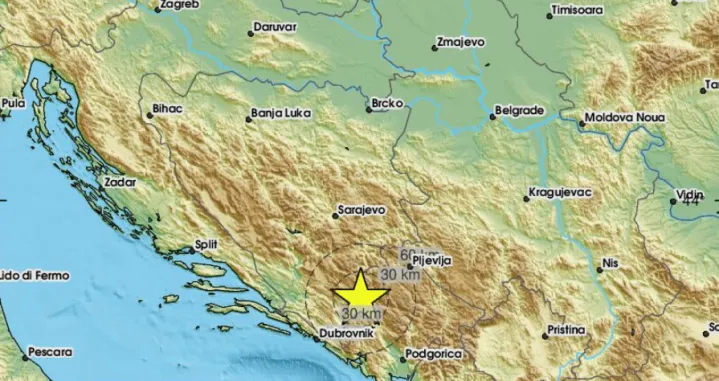 zemljotres bileća/