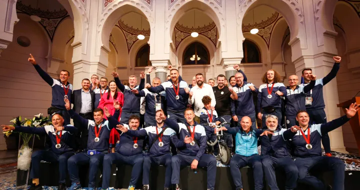 Svecana ceremonija povodom dolaska paraolimpijaca i Barlova/Damir Deljo