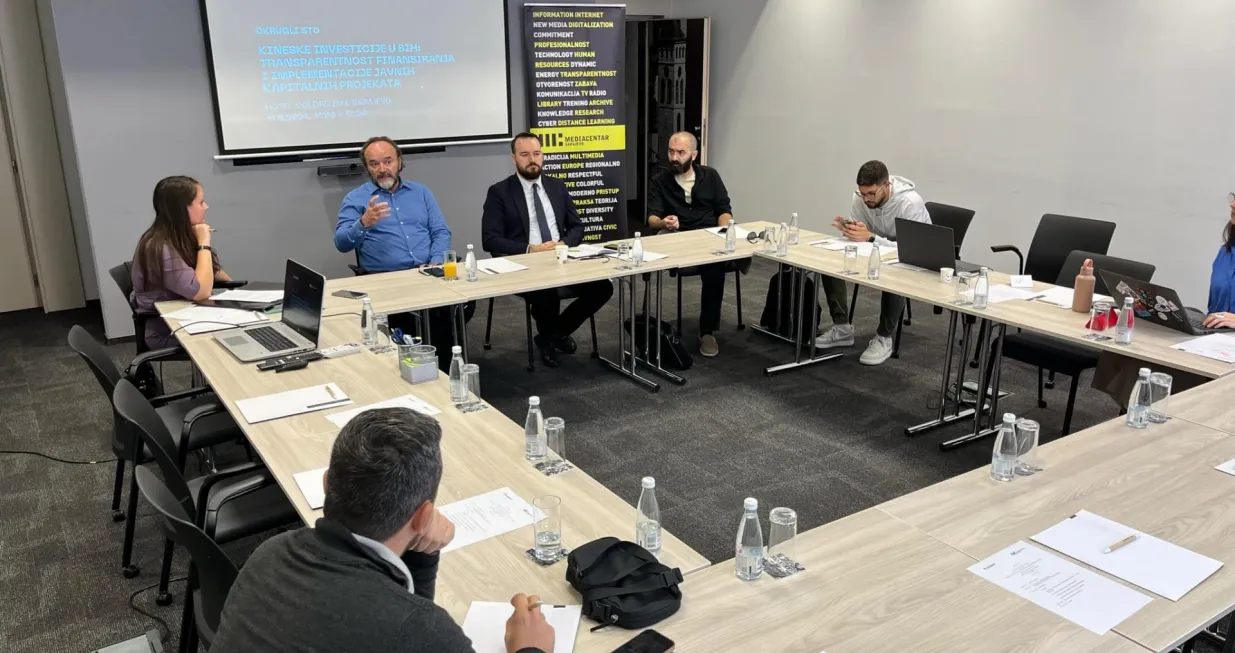 Okrugli sto, Transparentnost finansiranja i implementacije javnih kapitalnih projekata, kinesko kreditiranje, Mediacentar/