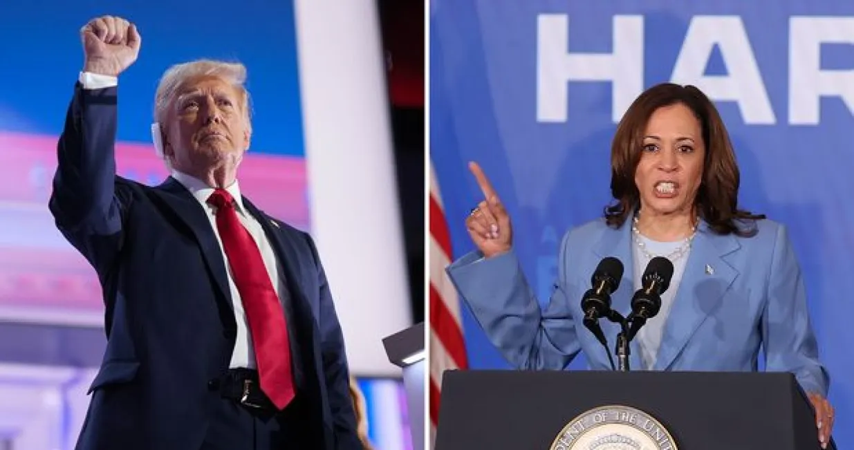 kamala harris donald trump/