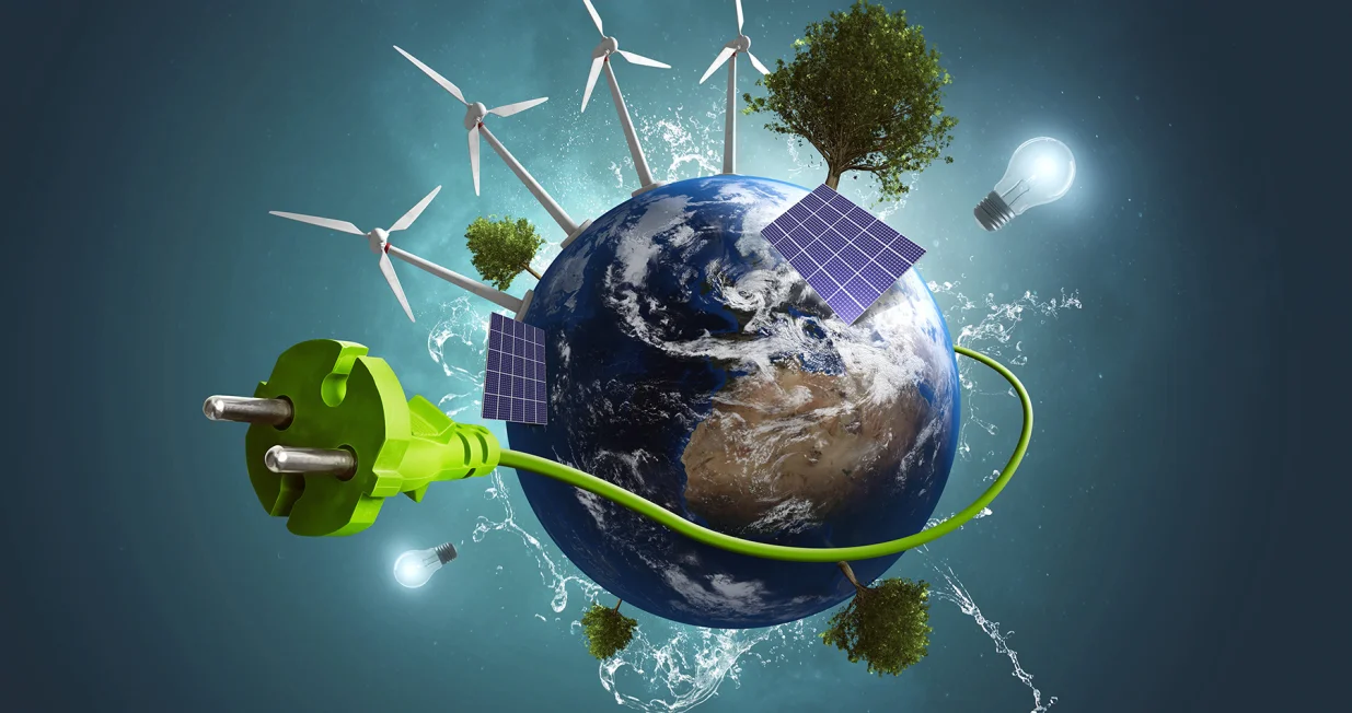 Energetska tranzicija ilustracija/