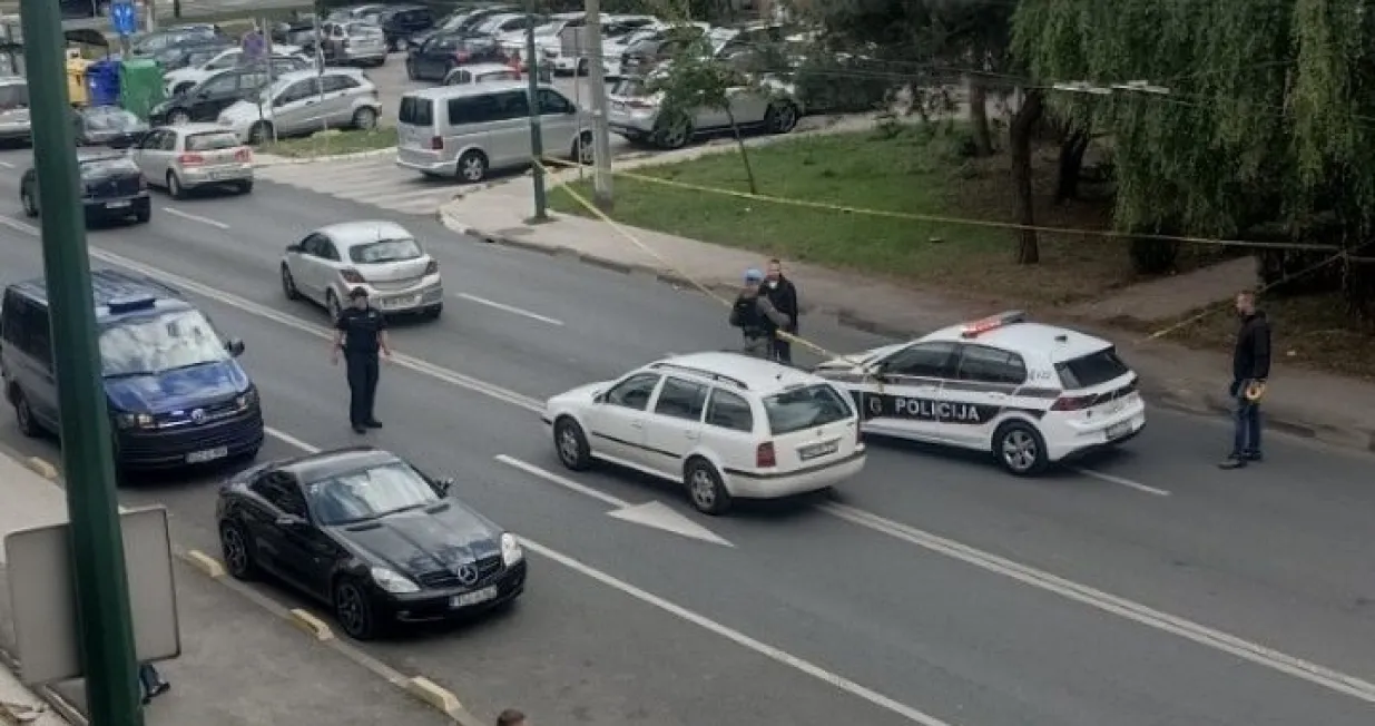 Policija na mjestu vatrenog obračuna/N1/