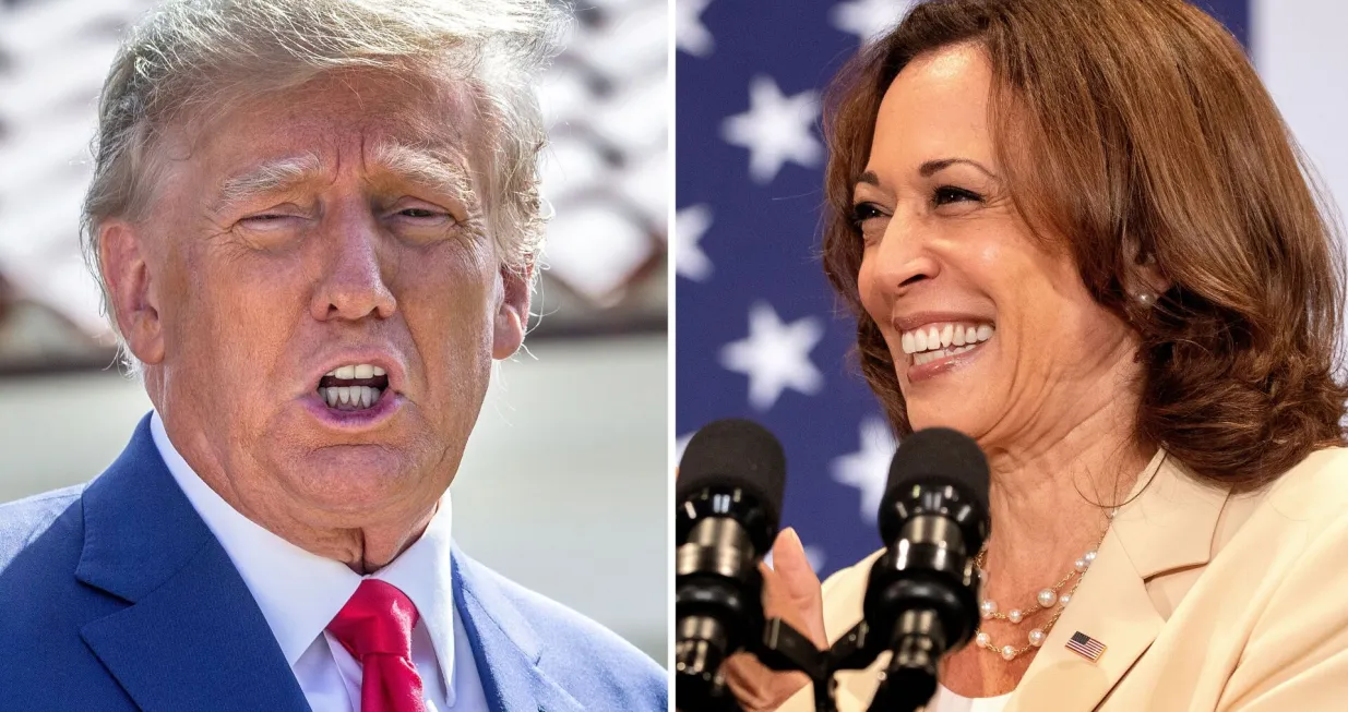 Donald Trump, Kamala Harris/Epa