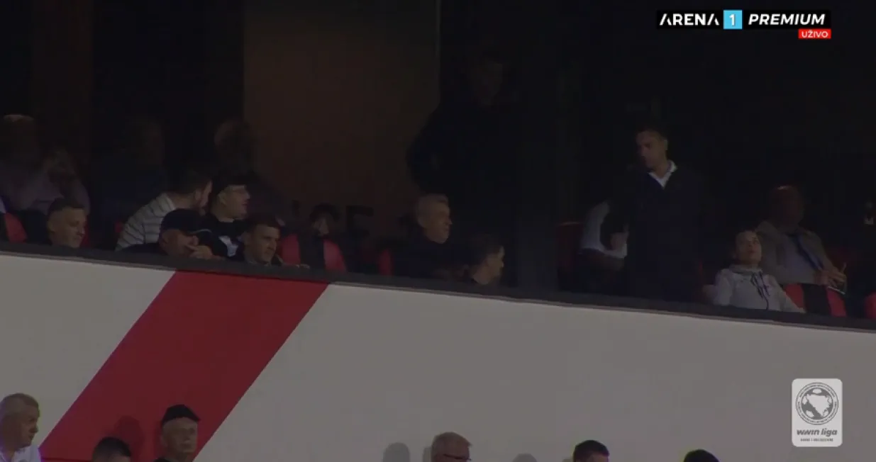 Sergej Jakirović u VIP loži stadiona Pod Bijelim Brijegom