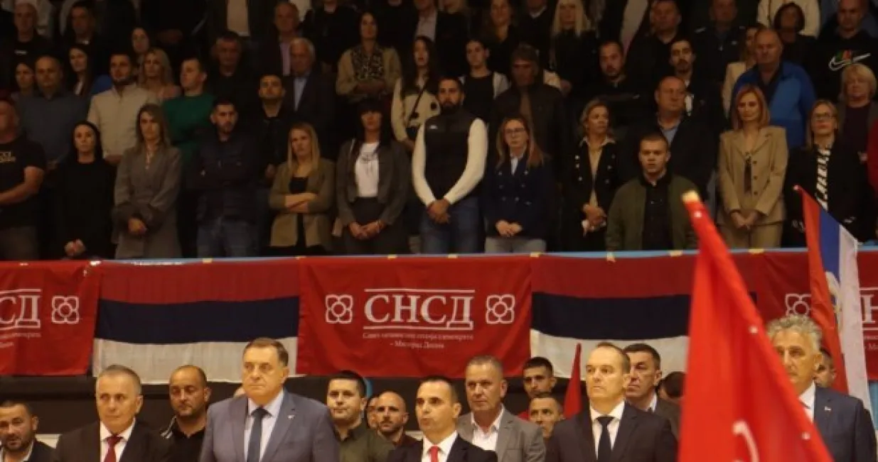 Milorad Dodik u Bileći, predizborni skup, SNSD Bileća/