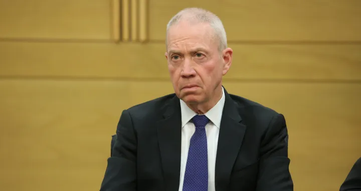 epa10396853 Israel's Defence Minister Yoav Galant attends a Likud party faction meeting at the Knesset, the Israeli Parliament in Jerusalem, 09 January 2023. EPA/ABIR SULTAN/Abir Sultan