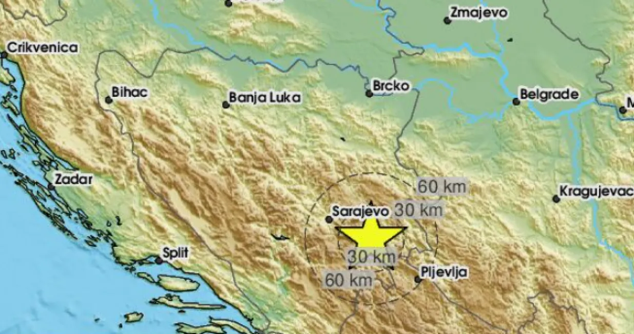 zemljotres bih goražde/