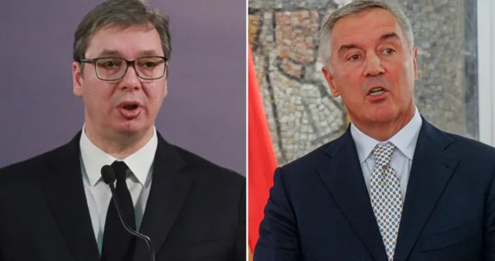 Aleksandar Vučić i Milo Đukanović/