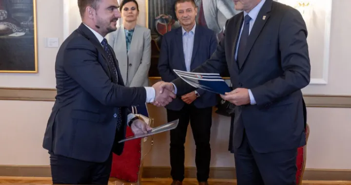 VR&Scaron;ITELJ dužnosti osječko-baranjskog župana Mato Lukić i potpredsjednik Republike Srpske iz reda hrvatskog naroda Davor Pranjić/