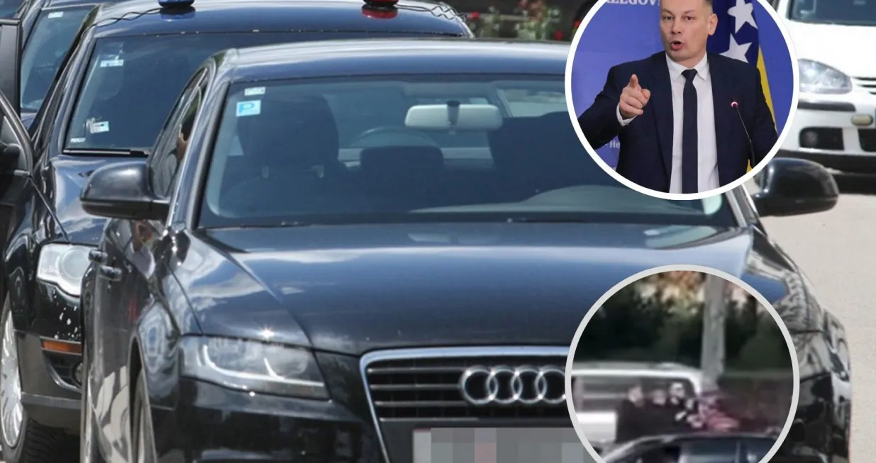 Nenad Nešić, Benjamin Sijerčić, kolona pod pratnjom, Nešićevo osiguranje, incident u Sarajevu/Namik Šahinpašić