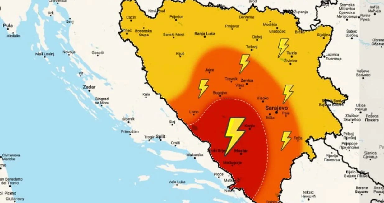 Vremenska prognoza BH Meteo/