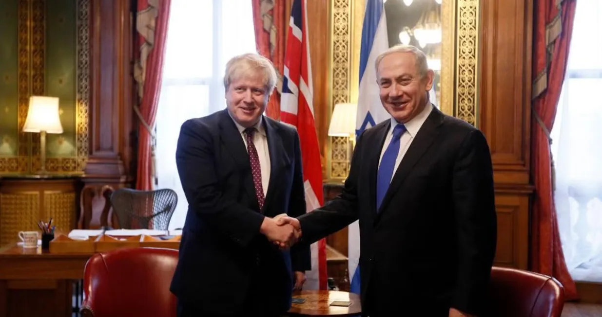 boris johnson benjamin netanyahuThe Independent/