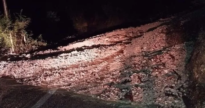 Odron na putu, blokirane ceste Jablanica-Prozor, Jablanica-Mostar/