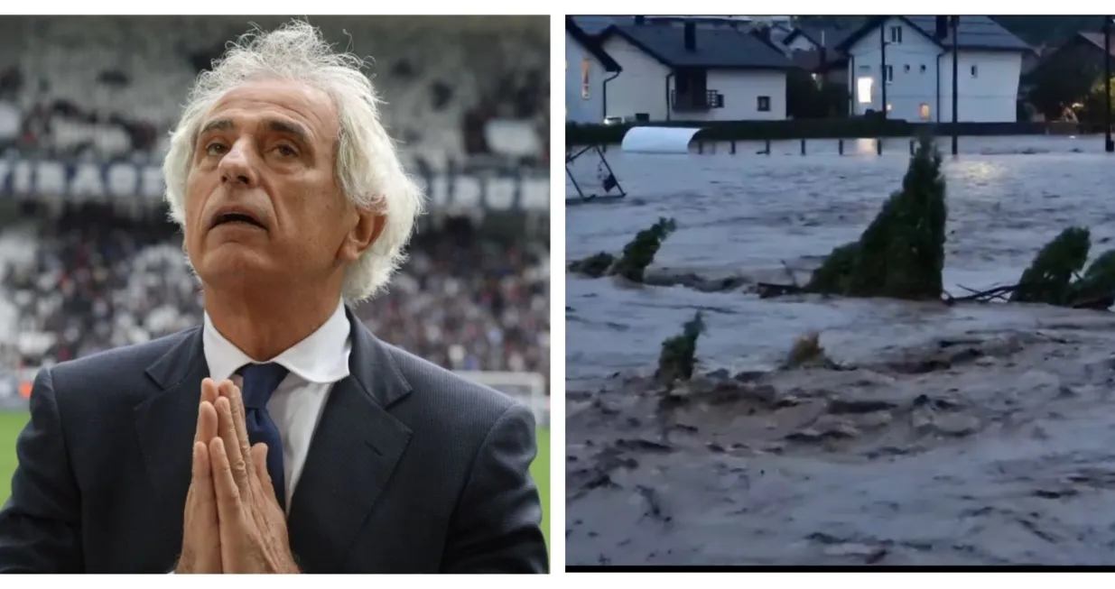 Vahid Halilhodžić, poplave